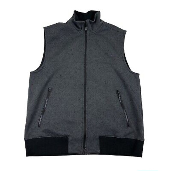 Men's Gray Sleeveless Jacket - Picture 1 of 6